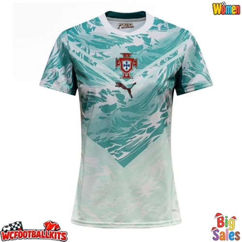 Portugal Replica Away Stadium Shirt for Women World Cup 2026 Short Sleeve